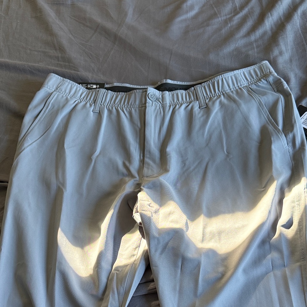 Under Armour Soft Gray Khakis